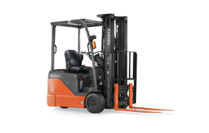 Toyota Electric 3-Wheeler Forklift — 1.5 ton to 1.8 ton — new unit for sale in Singapore